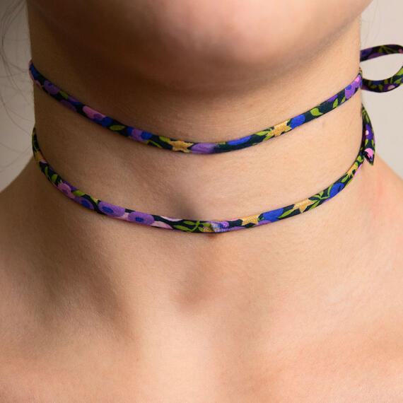 Nastro Tessuto Fiore Rosa - Lebole Maison