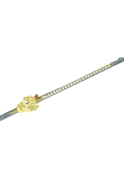 Gray Skull Bond Bracelet - Lebole Maison