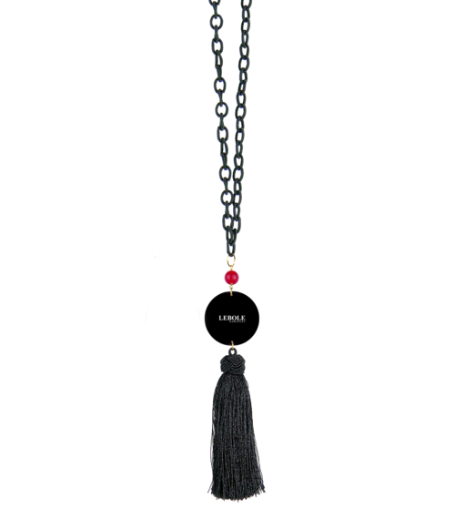 Collana Gufo Rubino - Lebole Maison