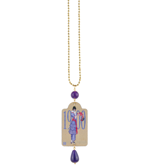 Collana Moda 1900-1910 Viola - Lebole Maison
