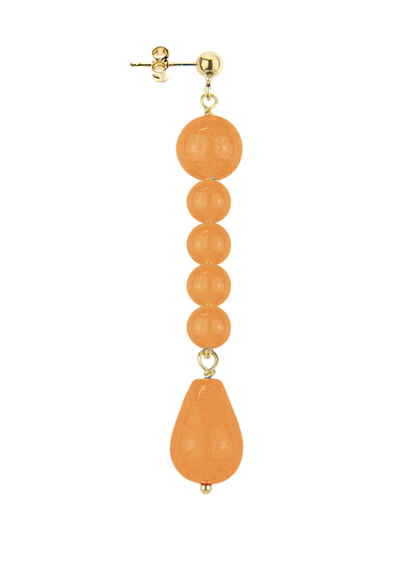 Orecchino Pietre Arancione - Lebole Maison