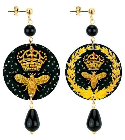 Orecchini Ape Piccolo Nera - Lebole Maison