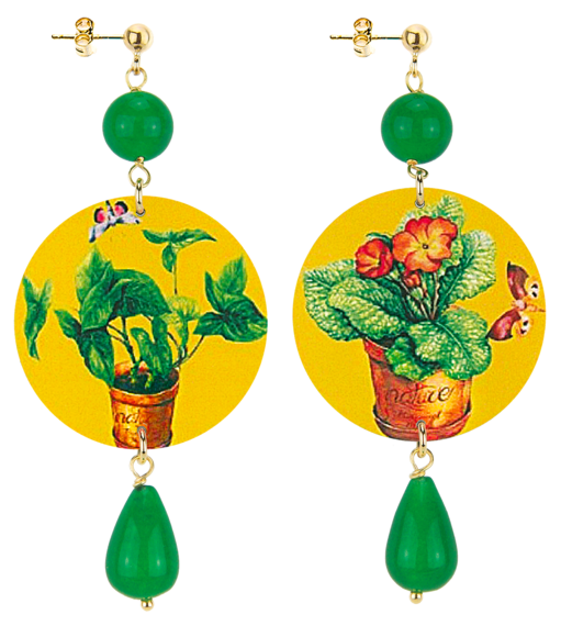 Orecchini Vasino Classico Verde - Lebole Maison