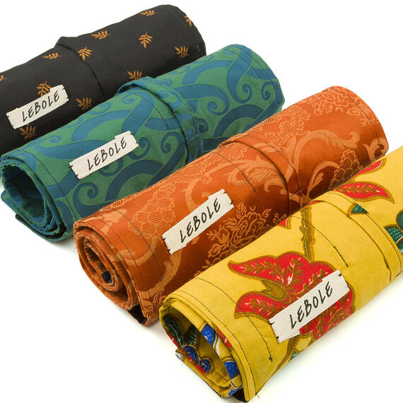 Rotolo Tessuto Portagioie Grande Azzurro - Lebole Maison