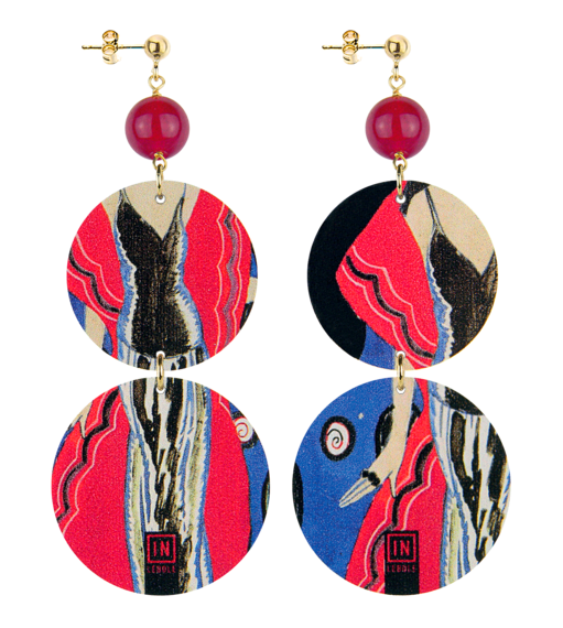 Orecchini Belle Epoque Rubino - Lebole Maison